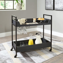 Load image into Gallery viewer, Yarlow - Black / Gray - Bar Cart