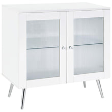 Load image into Gallery viewer, Nieta - 2 Door Engineered Wood Accent Cabinet - White High Gloss
