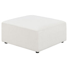 Load image into Gallery viewer, Freddie - Square Upholstered Ottoman - Pearl