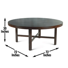 Load image into Gallery viewer, Hartford - Round Dining Table - Dark Brown
