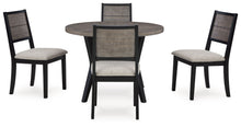 Load image into Gallery viewer, Corloda - Black / Gray - Round Drm Table Set (Set of 5)