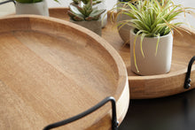 Load image into Gallery viewer, Jocelyne - Brown / Black - Tray Set (Set of 2)