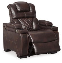 Load image into Gallery viewer, Warnerton - Brown Dark - Pwr Recliner/Adj Headrest