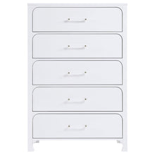 Load image into Gallery viewer, Anastasia - 5-Drawer Bedroom Chest - Pearl White