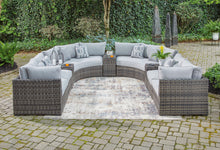 Load image into Gallery viewer, Harbor Court - Gray - 9-Piece Outdoor Sectional