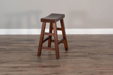Load image into Gallery viewer, Santa Fe - Saddle Seat Stool With Wood Seat