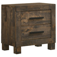 Load image into Gallery viewer, Woodmont - 2-Drawer Nightstand - Rustic Golden Brown