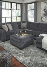 Load image into Gallery viewer, Tracling - Slate - Oversized Accent Ottoman