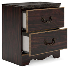 Load image into Gallery viewer, Glosmount - Two-tone - Two Drawer Night Stand