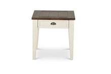 Load image into Gallery viewer, Cayla - End Table - Dark Oak / White