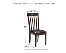 Load image into Gallery viewer, Hammis - Dark Brown - Dining UPH Side Chair (Set of 2)