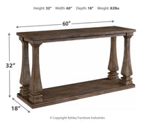 Load image into Gallery viewer, Johnelle - Gray - Sofa Table