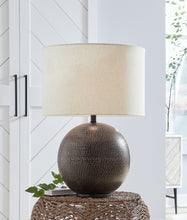 Load image into Gallery viewer, Hambell - Black / Gold Finish - Metal Table Lamp