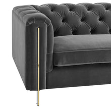 Load image into Gallery viewer, Charlene - Velvet Button Tufted Sofa
