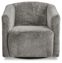 Load image into Gallery viewer, Bramner - Charcoal - Swivel Accent Chair