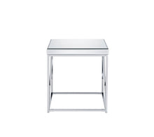 Load image into Gallery viewer, Evelyn - Mirror Top End Table - Silver