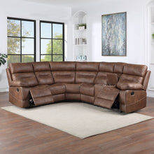 Load image into Gallery viewer, Rudger - 3 Piece Sectional (LAF, RAF, Wedge) - Brown