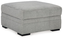 Load image into Gallery viewer, Casselbury - Cement - Ottoman With Storage