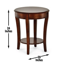 Load image into Gallery viewer, Troy - End Table 20&quot; Round - Brown