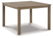 Load image into Gallery viewer, Aria Plains - Brown - Square Dining Table W/Umb Opt