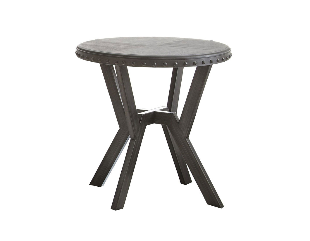 Alamo - Round End Table - Gray