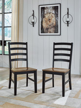 Load image into Gallery viewer, Wildenauer - Brown / Black - Dining Room Side Chair (Set of 2)