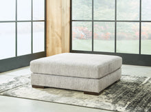 Load image into Gallery viewer, Regent Park - Pewter - Oversized Accent Ottoman