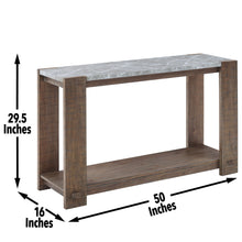 Load image into Gallery viewer, Libby - Sintered Stone Sofa Table - Brown