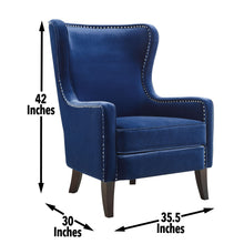 Load image into Gallery viewer, Rosco - Velvet Wingback Chair