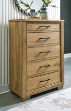 Load image into Gallery viewer, Galliden - Light Brown - Five Drawer Chest