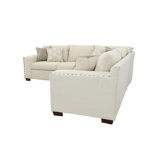 Load image into Gallery viewer, Aria - Upholstered Track Arm Sectional Sofa - Oatmeal