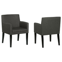 Load image into Gallery viewer, Catherine - Upholstered Dining Arm Chair (Set of 2) - Gray