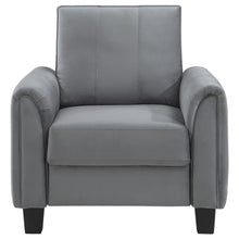 Load image into Gallery viewer, Davis - Upholstered Rolled Arm Accent Chair - Gray