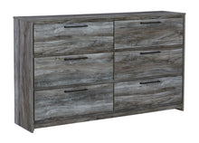 Load image into Gallery viewer, Baystorm - Gray - Six Smooth Drawer Dresser