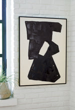 Load image into Gallery viewer, Garviery - Black / Cream - Wall Art
