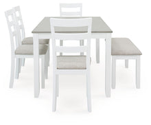 Load image into Gallery viewer, Stonehollow - White / Gray - Rectangular Drm Table Set (Set of 6)