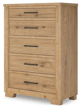 Load image into Gallery viewer, Galliden - Light Brown - Five Drawer Chest