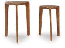 Load image into Gallery viewer, Brynnleigh - Medium Brown - Accent Table Set (Set of 2)