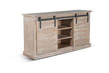 Load image into Gallery viewer, TV Console With Barn Door - Beige