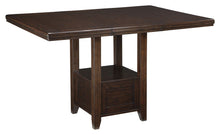 Load image into Gallery viewer, Haddigan - Dark Brown - Rectangular Dining Room Counter Extension Table