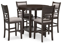 Load image into Gallery viewer, Langwest - Brown - Dining Room Counter Table Set (Set of 5)