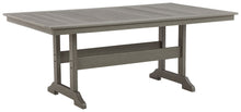 Load image into Gallery viewer, Visola - Gray - Rect Dining Table W/Umb Opt