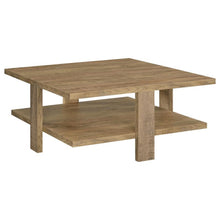 Load image into Gallery viewer, Dawn - Square Engineered Wood Coffee Table - Mango Brown