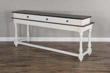 Load image into Gallery viewer, Carriage House - Console Table - White / Dark Brown