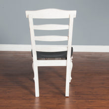 Load image into Gallery viewer, Carriage House - 41&quot; Ladderback Chair - White / Black