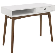 Load image into Gallery viewer, Bradenton - 1-Drawer Wood Writing Desk - White