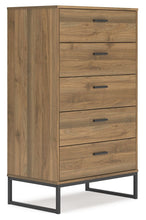 Load image into Gallery viewer, Deanlow - Honey - Five Drawer Chest