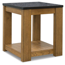 Load image into Gallery viewer, Quentina - Light Brown / Black - Rectangular End Table