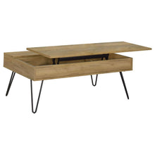 Load image into Gallery viewer, Fanning - Engineered Wood Lift Top Coffee Table - Golden Oak