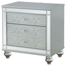 Load image into Gallery viewer, Gunnison - 2-Drawer Nightstand - Silver Metallic